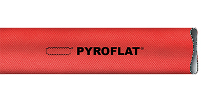 41011026133 Pyroflat brandweerslang 60mtr 4" met storz nok 133